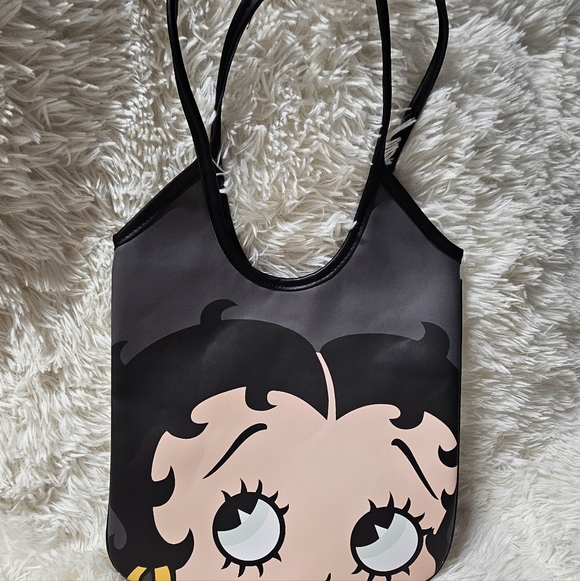 Betty Boop Handbags - Betty Boop Shoulder Tote Carryall  Travel Shopping Bag